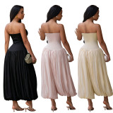 Women Sexy Strapless Jumpsuit