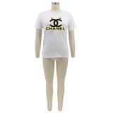 Women Summer Printed Short Sleeve T-Shirt