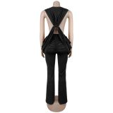 Women Sexy Backless Bodycon Jumpsuit