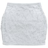 Women Sexy Lace Strapless Crop Top and Skirt Two-Piece Set
