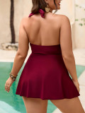 Plus Size Women Swimwear Two-Piece