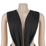 Women Sexy Backless Bodycon Jumpsuit