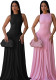 Women Elegant Round Neck Sleeveless Dress