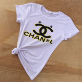 Women Summer Printed Short Sleeve T-Shirt