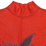 Women Sexy Mesh Print Beaded Dress
