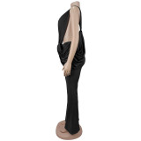 Women Sexy Backless Bodycon Jumpsuit