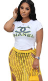 Women Summer Printed Short Sleeve T-Shirt