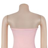 Women Sexy Strapless Jumpsuit