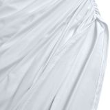 Women Sexy Off-Shoulder Strapless Pleated Bodycon Dress