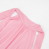 Women Halter Neck Tie-Waist Ruffled Backless Romper