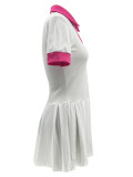 Women Casual Polo Neck Dress