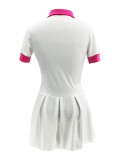 Women Casual Polo Neck Dress