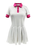 Women Casual Polo Neck Dress