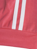 Women Casual Sport Hooded T-Shirt Wide-Leg Pants Striped Two-Piece Set