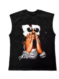 Women American Hip-Hop Print Sleeveless Summer Tank Top
