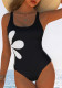 Women Sexy One-Piece Printed Slim Fit Swimwear