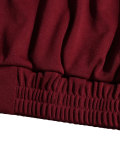 Women Casual Color-Block Striped Hooded Wide-Leg Pants Two-Piece Set