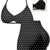 Women Seamless Yoga Halter Neck Low Back High Stretch Butt Lift Leggings Two-Piece Set
