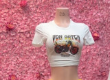 Women Street Tiger Print Cropped T-Shirt