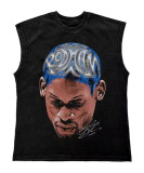 Women American Hip-Hop Print Sleeveless Summer Tank Top