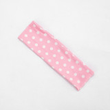 Women Strap Tank Tight Fit Polka Dot Headband Three-Piece Set