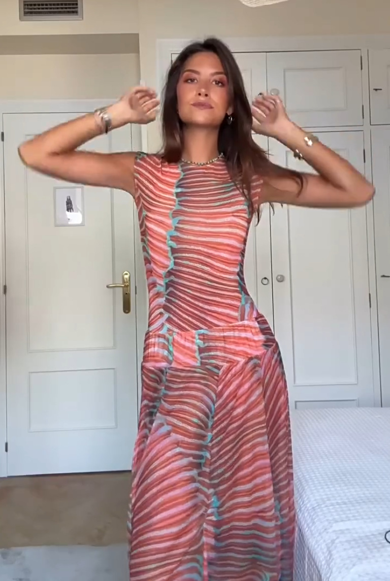 Printed Two-Piece Swimsuit Set for Beachwear