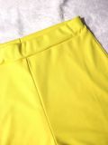 Summer Women Career Solid Sleeveless Blazer Tie Waist Pants Two-Piece Set