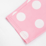 Women Strap Tank Tight Fit Polka Dot Headband Three-Piece Set