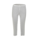 Women Polka Dot Halter Neck Tank Top Cropped Pants Two-Piece Set