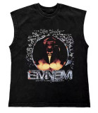 Women American Hip-Hop Print Sleeveless Summer Tank Top