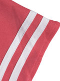 Women Casual Sport Hooded T-Shirt Wide-Leg Pants Striped Two-Piece Set