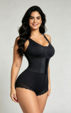 Women leather patch fitted bodyshaper