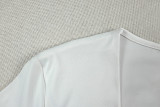 Women solid lace-up U-neck long-sleeved bodycon dress