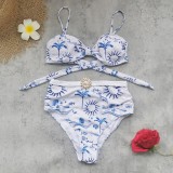 Women Strapless Swimwear Two Pieces