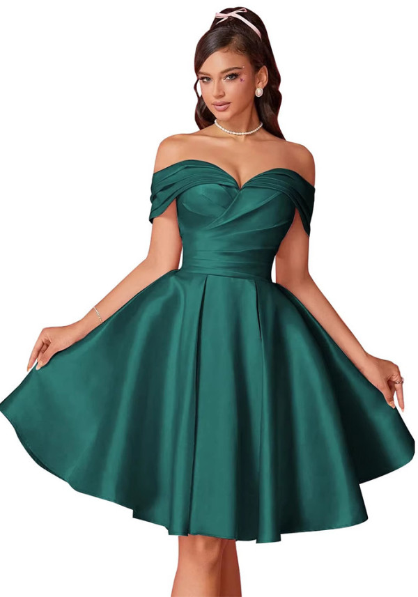 Women formal party off-shoulder evening dress(Processing time need 3-6 days)