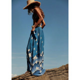 Women Style Strapless Lace-Up Bikini Skirt Three-Piece Swimwear