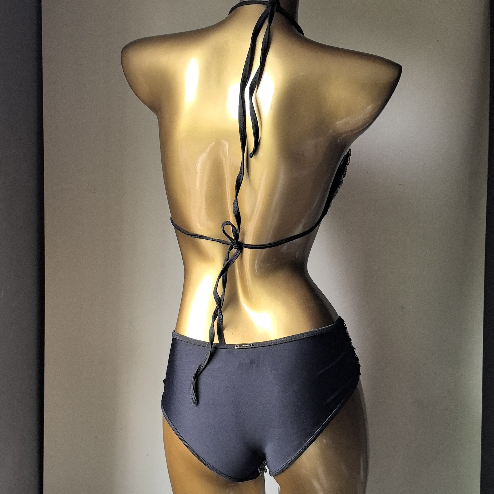 Diamond Rhinestone One-Piece Swimsuit for Beach Holidays