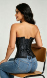 Women corset pu-leather corset