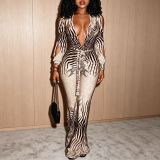 Women Sexy V-Neck Jumpsuit