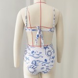 Women Strapless Swimwear Two Pieces
