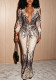 Women Sexy V-Neck Jumpsuit