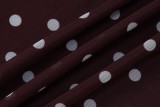 Women's Summer Polka Dot Print Sexy Deep V-Neck Halter Neck Tie-Up Camisole Top