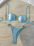 Women Sexy Strapless Swimwear Two Pieces