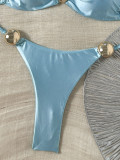 Women Sexy Strapless Swimwear Two Pieces