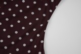Women's Summer Polka Dot Print Sexy Deep V-Neck Halter Neck Tie-Up Camisole Top
