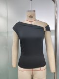 Women's Summer Slim-Fit Off-Shoulder T-Shirt Top