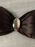 Women Sexy Strapless Swimwear Two Pieces