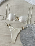 Women Sexy Strapless Swimwear Two Pieces