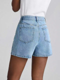 Women's Fashion Beaded Denim Shorts