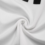 Women Spring Letter Print Sexy Sleeveless Dress